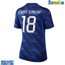 Francuska Warren Zaire-Emery #18 Domaci Dres za Ženska SP 2026 Kratak Rukav